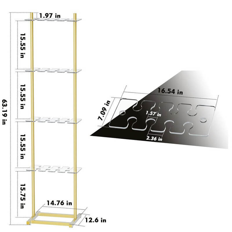 champagne display rack-IYB-0102