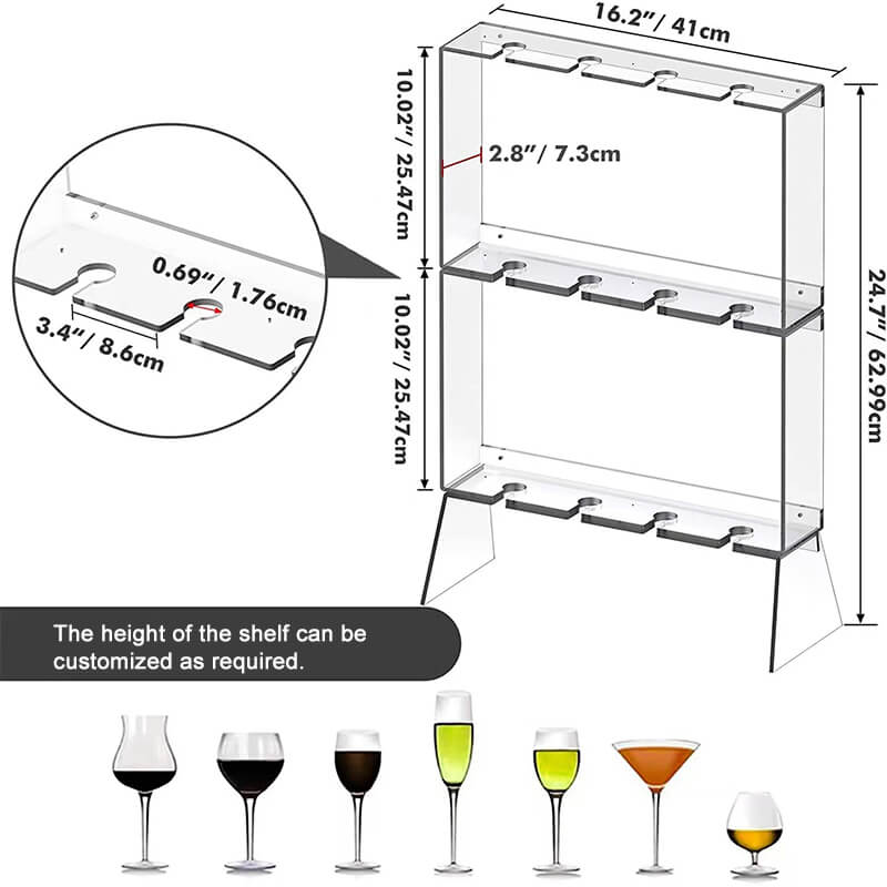 champagne display rack-IYB-0502